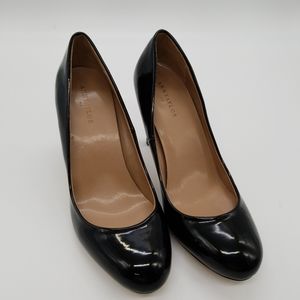 Ann Taylor Black Patent Leather Pumps Women's 7.5